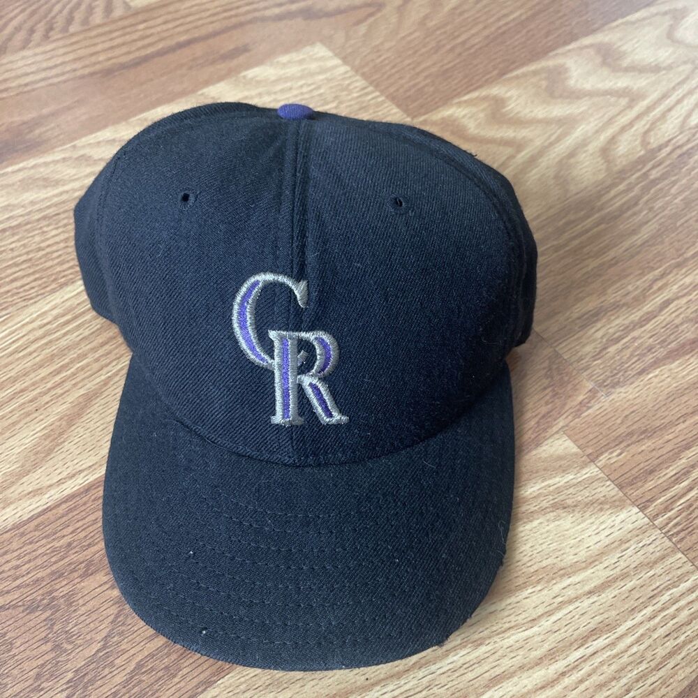 Colorado Rockies Hat (VTG) Wool Diamond Collection New Era - Fitted Size 7 1/8